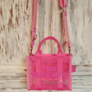 Marc Jacobs Vibrant Pink See-Through Tote